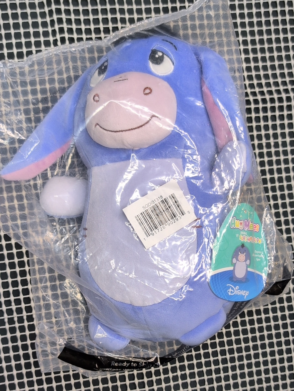 Disney Blue & Pink Eeyore Plush Stuffed Animal
